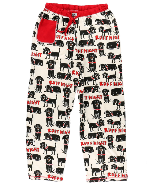 Lazy One Ruff Night Women's Regular Fit Dog PJ Pant
