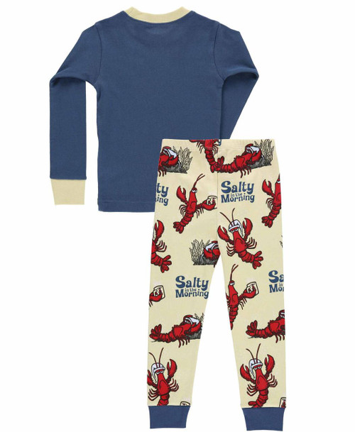 Lazy One Salty In The Morning Kid's Long Sleeve PJ's