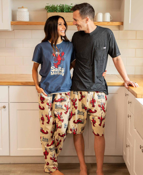Lazy One Salty In The Morning Lobster Women's Regular Fit PJ Set