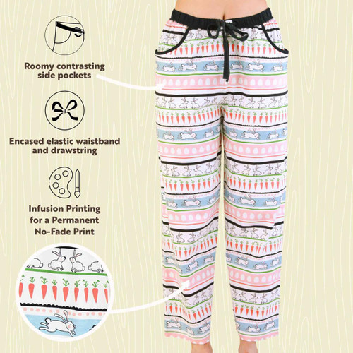 Lazy One Some Bunny Sleepy Women's Regular Fit PJ Pant