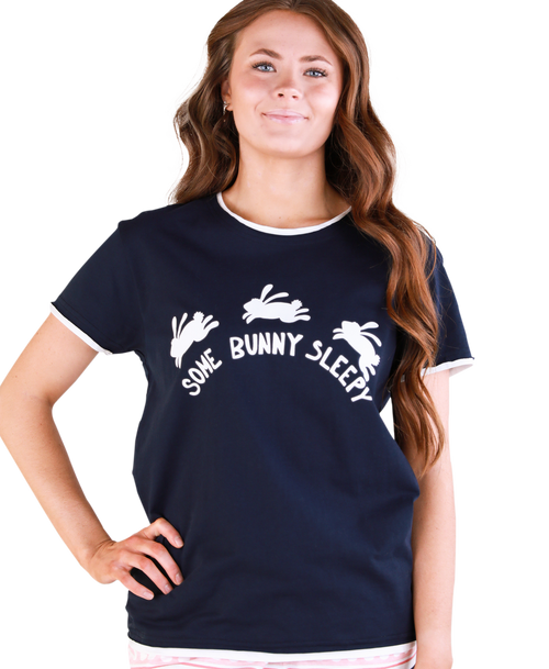 lazy one Some Bunny Sleepy Women's Regular Fit PJ Tee