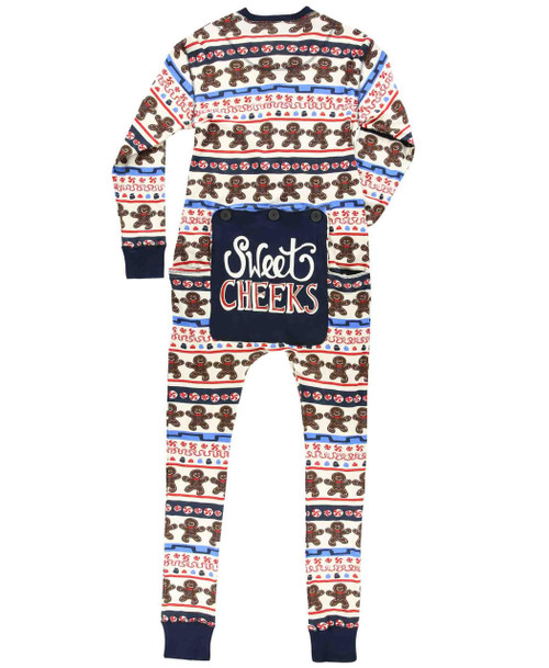 Lazy One Sweet Cheeks Adult Christmas Onesie Flapjack