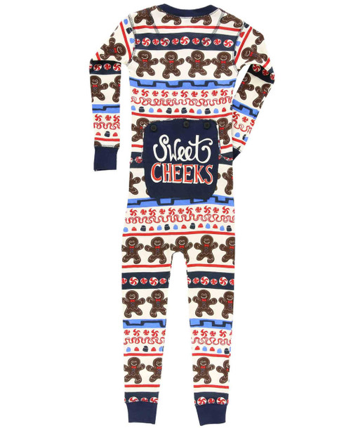 Lazy One Sweet Cheeks Kid Christmas Onesie Flapjack