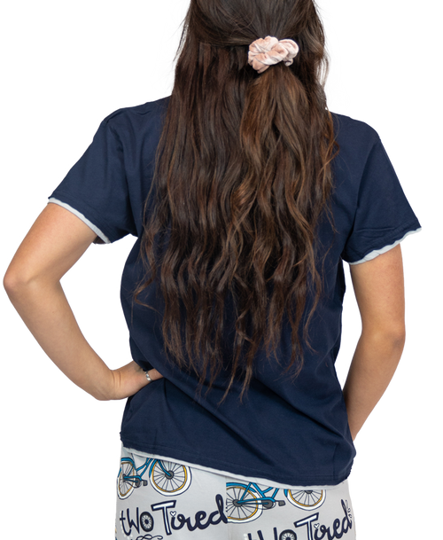 Lazy One Two Tired Women's Regular Fit Bicycle PJ Tee