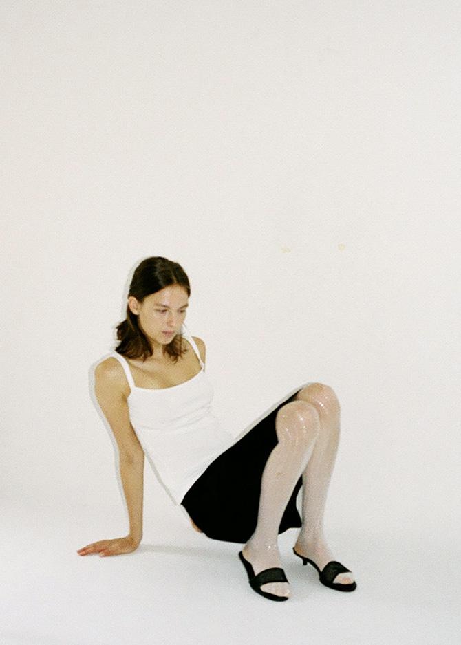 le 17 septembre AGNES TOP by JAPANESE FABRIC [WHITE BLACK]