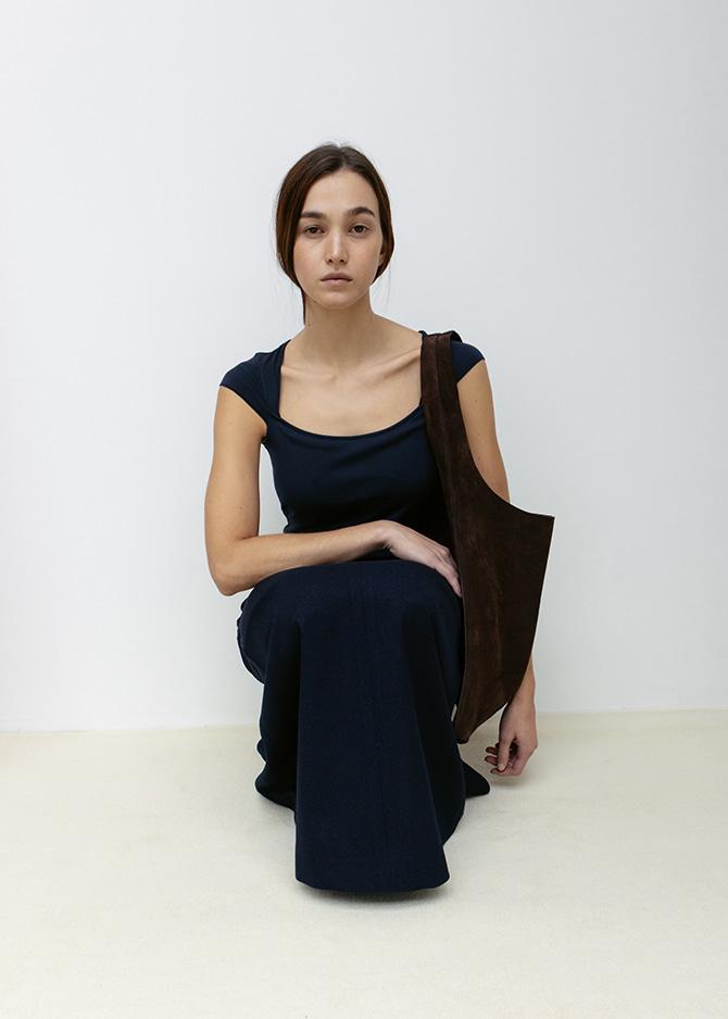 le 17 septembre ANNE JERSEY TOP by JAPANESE FABRIC [WHITE NAVY]