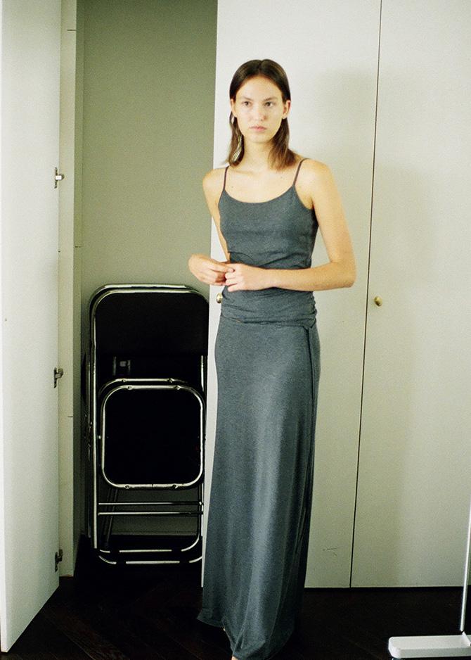 le 17 septembre BASICO SKIRT by JAPANESE FABRIC [GREY]