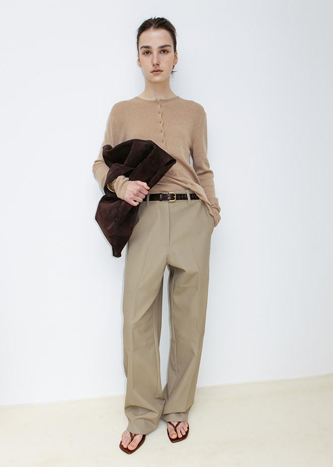 le 17 septembre COTTON TWILL PANTS of JAPANESE FABRIC [BEIGE]