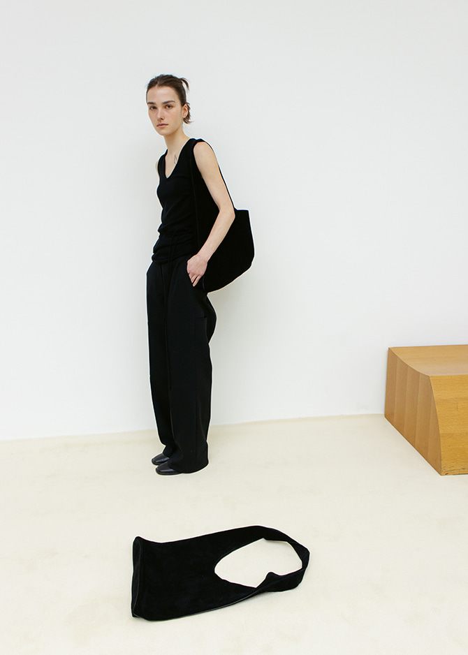 Le 17 Septembre COTTON TWILL PANTS Of JAPANESE FABRIC [BLACK]