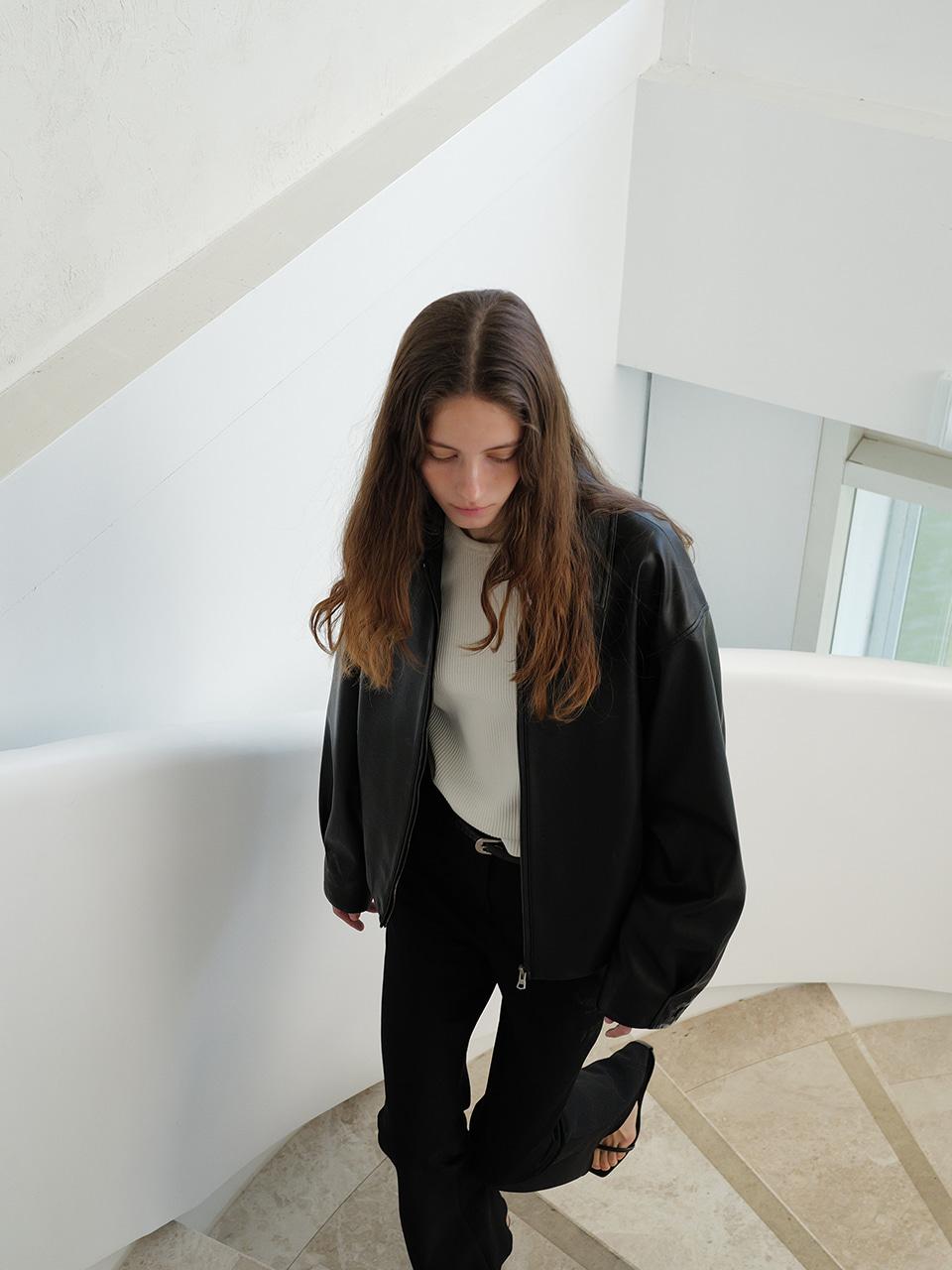 Le 17 Septembre 90`S FLARE FIT PANTS [BLACK]