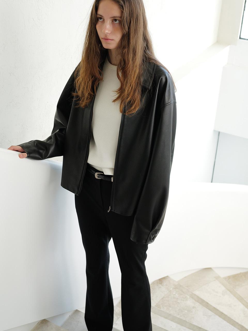 Le 17 Septembre 90`S FLARE FIT PANTS [BLACK]