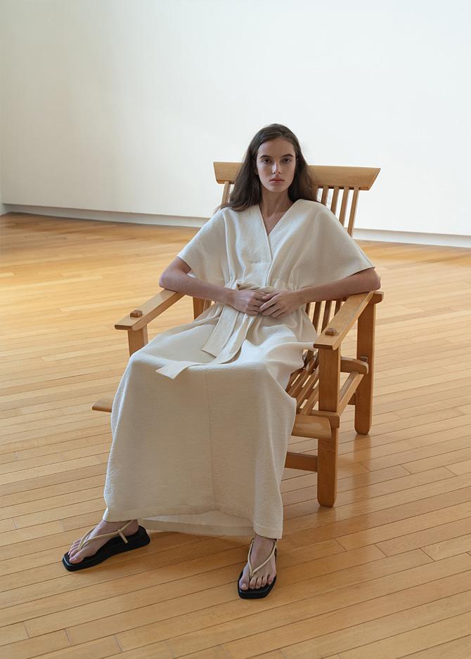 Le 17 Septembre 917 Ribbed Cotton Long One-piece