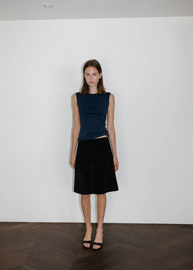 Le 17 Septembre AGNES TOP By JAPANESE FABRIC [NAVY]