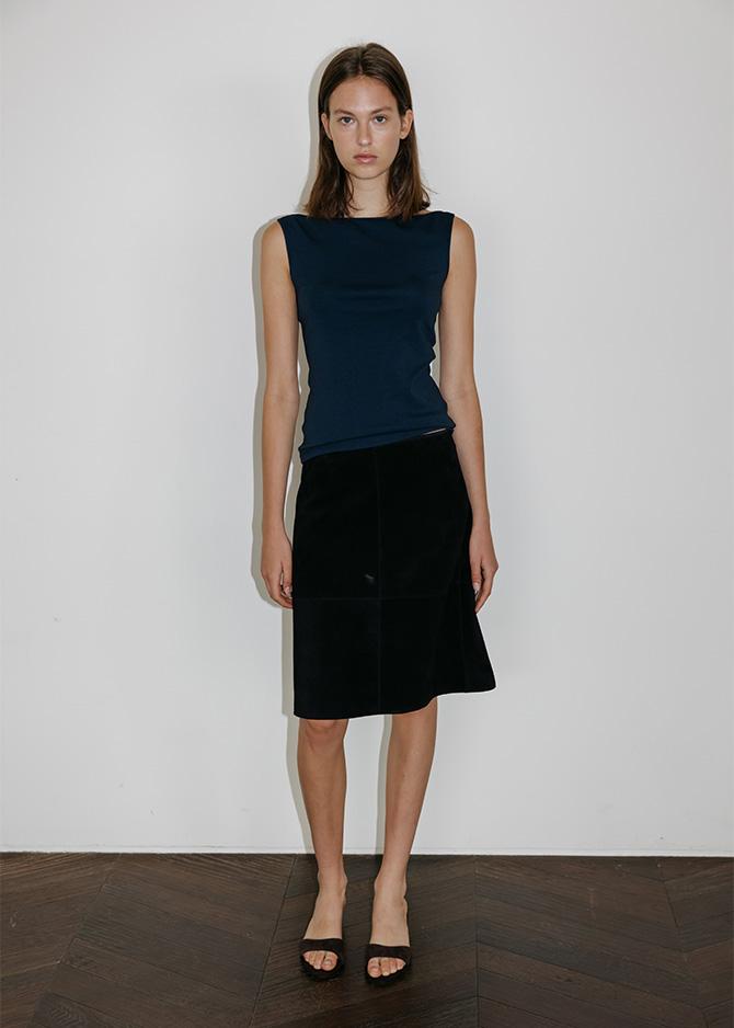 Le 17 Septembre AGNES TOP By JAPANESE FABRIC [NAVY]
