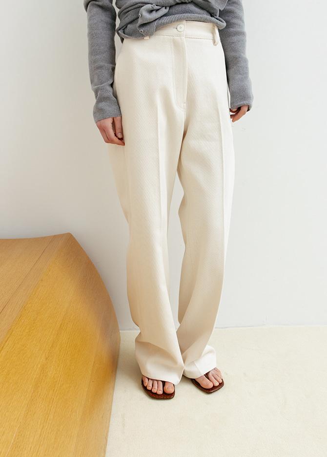 le 17 septembre AIN PANTS in COTTON [ECRU]