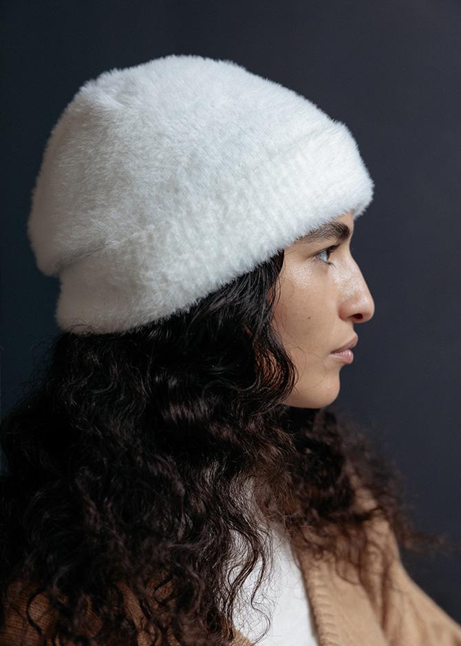 Le 17 Septembre BRUSHED GLOVES [IVORY GRAY NAVY]