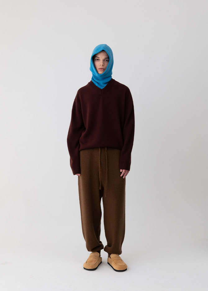 Le 17 Septembre CASHMERE BLEND BALACLAVA [BLUE]