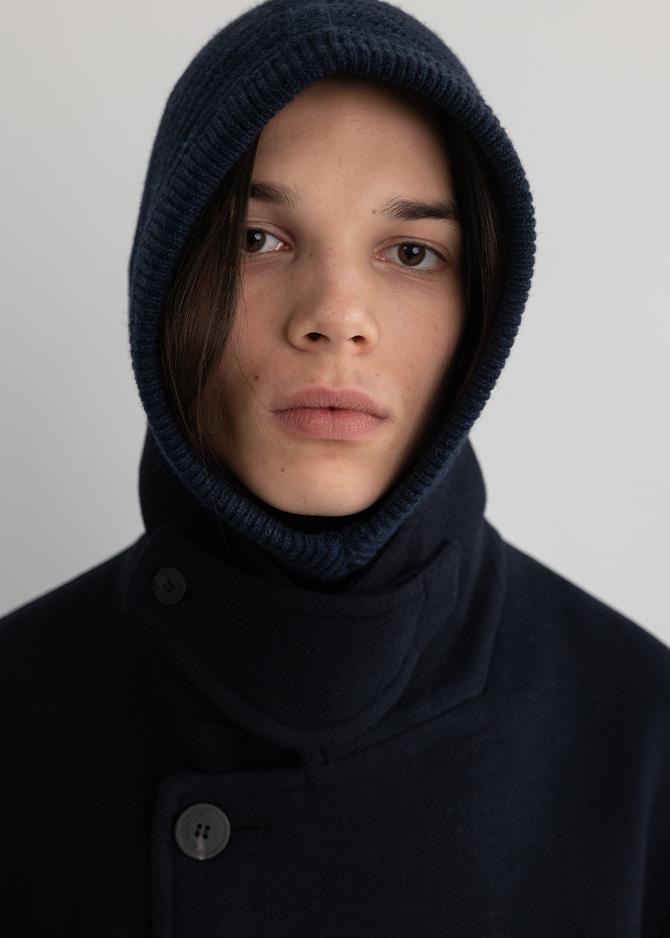 Le 17 Septembre CASHMERE BLEND BALACLAVA [NAVY]