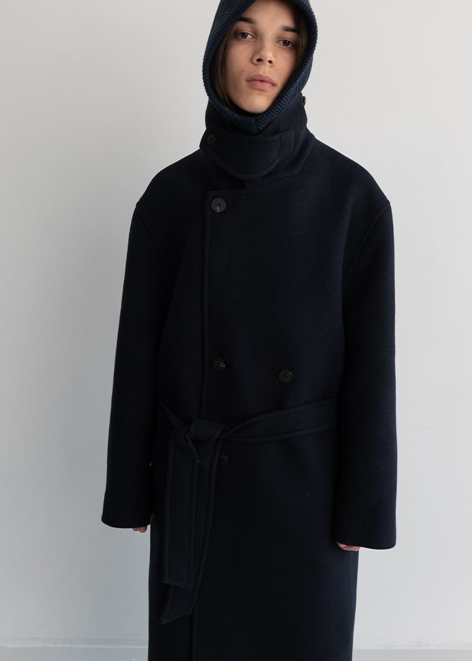 Le 17 Septembre CASHMERE BLEND BALACLAVA [NAVY]