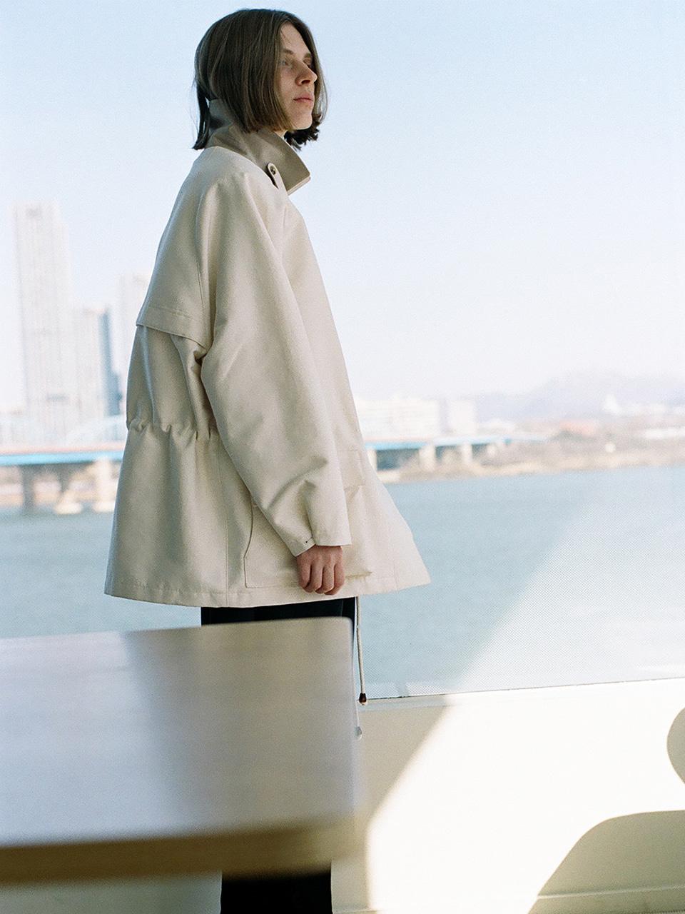 Le 17 Septembre COTTON TRAVELLER JACKET [IVORY]