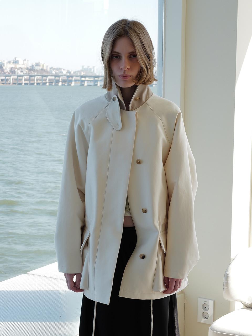 Le 17 Septembre COTTON TRAVELLER JACKET [IVORY]