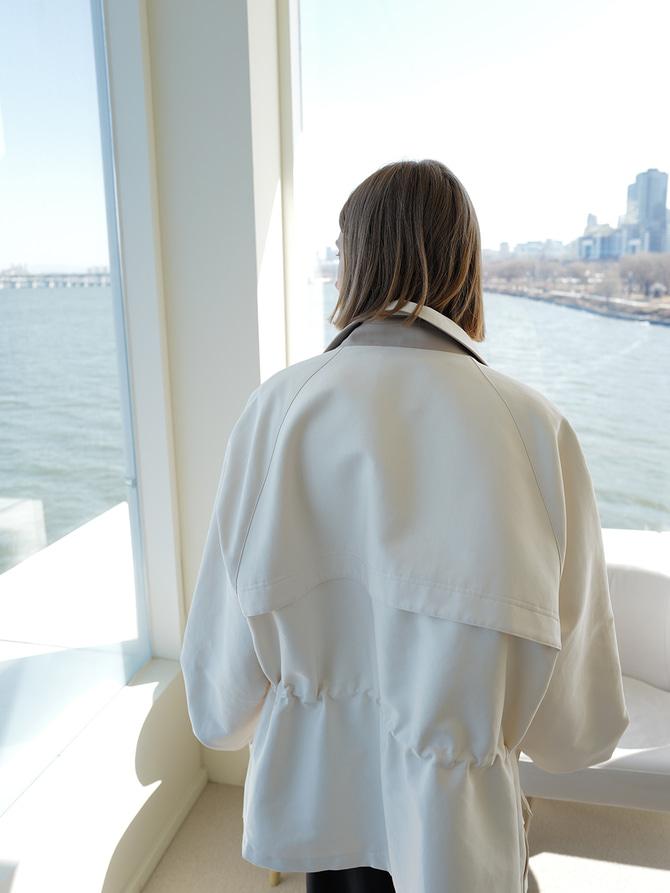 Le 17 Septembre COTTON TRAVELLER JACKET [IVORY]