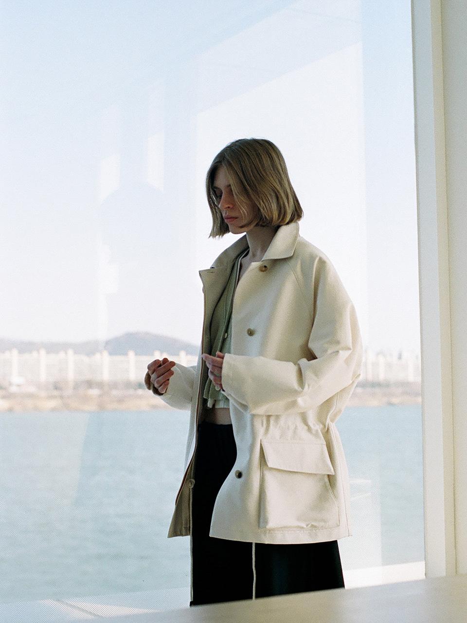 le 17 septembre COTTON TRAVELLER JACKET [IVORY]