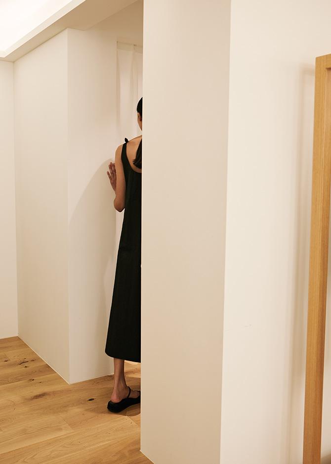 Le 17 Septembre KAELYN BLACK DRESS In COTTON