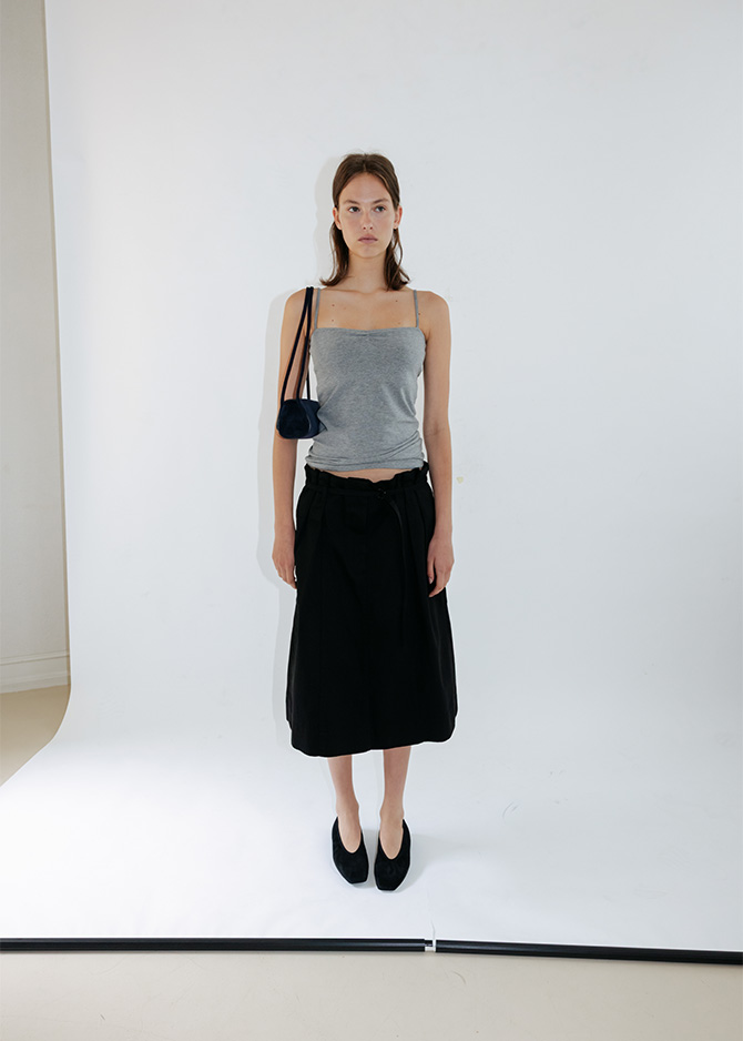 Le 17 Septembre KATE DENIM SKIRT [BLACK]