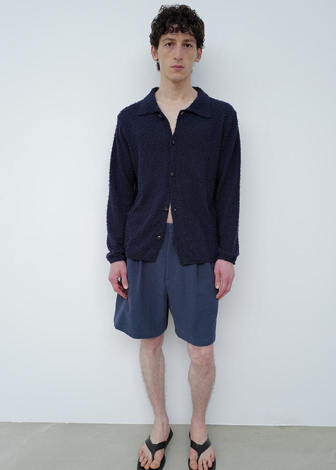 Le 17 Septembre LINEN SHORTS [BLUE]