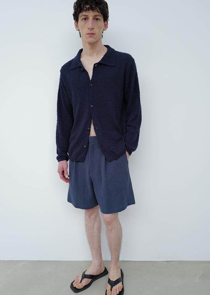 Le 17 Septembre LINEN SHORTS [BLUE]