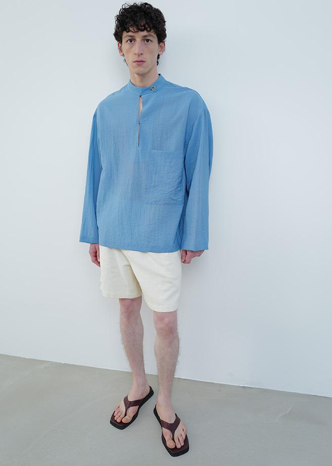 Le 17 Septembre LINEN SHORTS [IVORY]