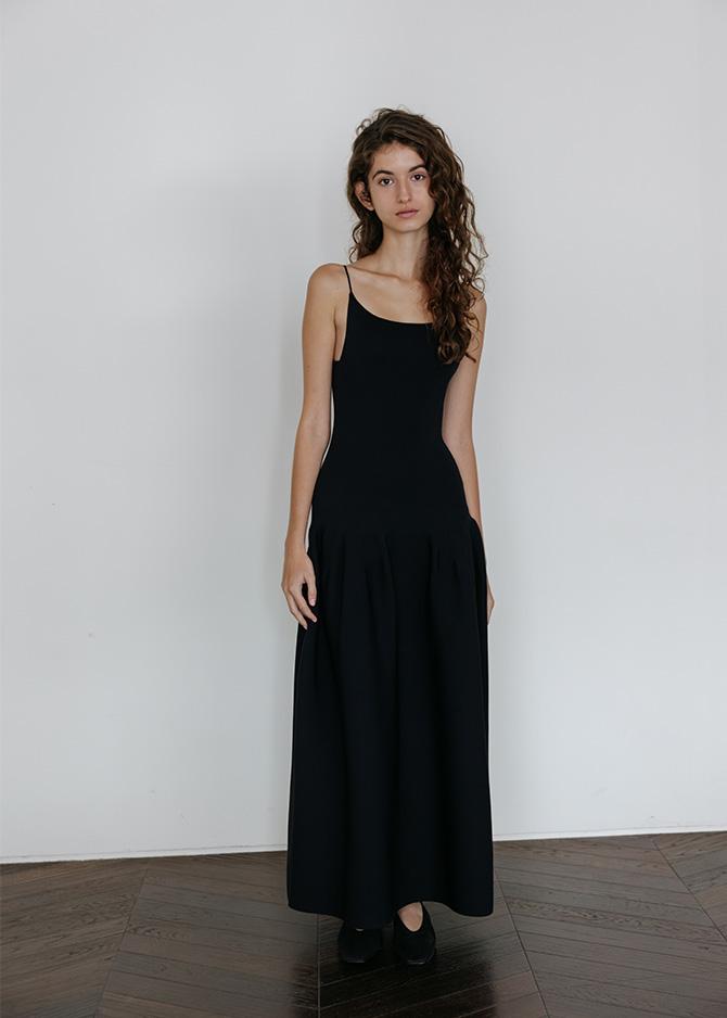 Le 17 Septembre LSIS KNIT DRESS [BLACK]