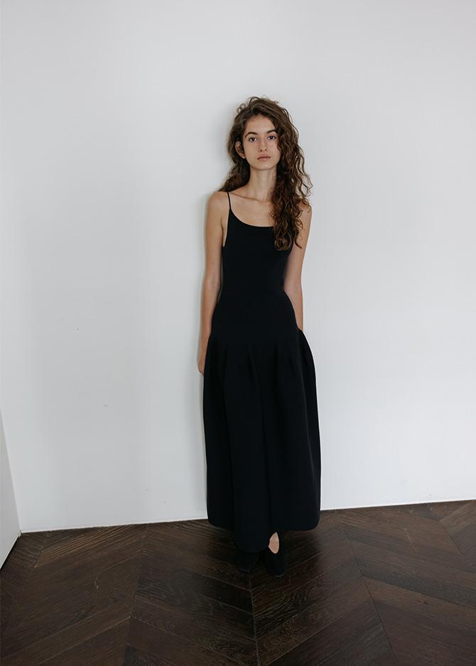 Le 17 Septembre LSIS KNIT DRESS [BLACK]