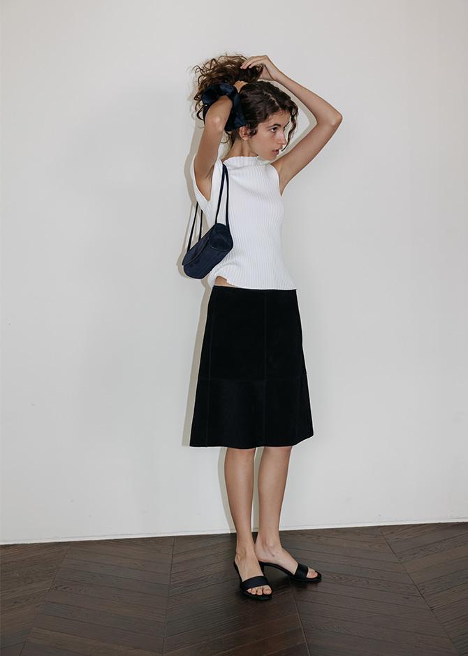 Le 17 Septembre Offline Only | SQUARE SCRUNCH [NAVY]