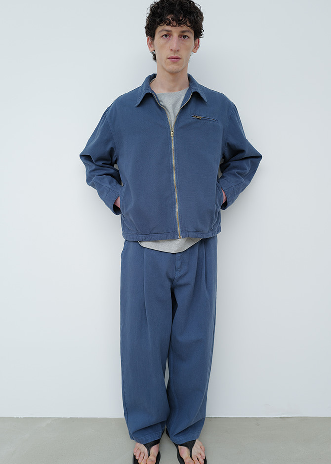 le 17 septembre OVER DYEING DENIM JACKET [BLUE]