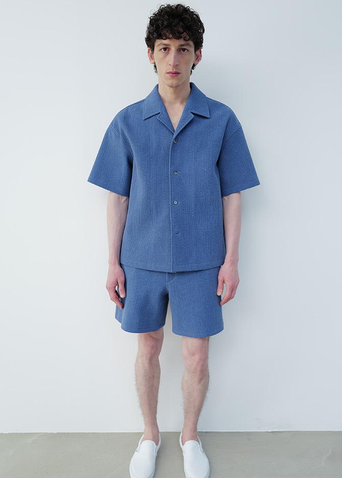 Le 17 Septembre QUILTED SHORTS [BLUE]