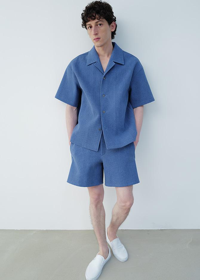 Le 17 Septembre QUILTED SHORTS [BLUE]