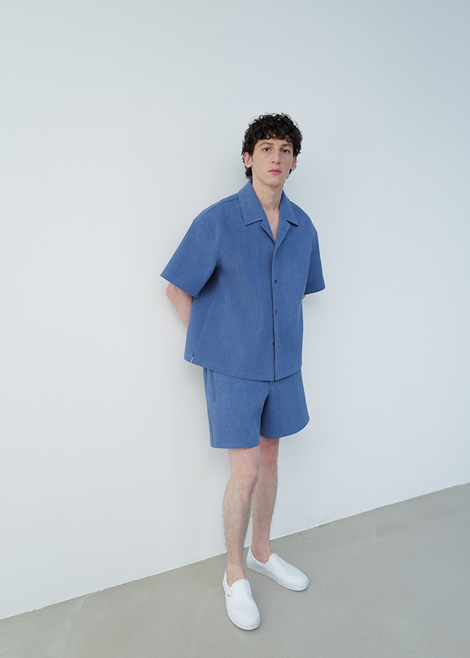 Le 17 Septembre QUILTED SHORTS [BLUE]