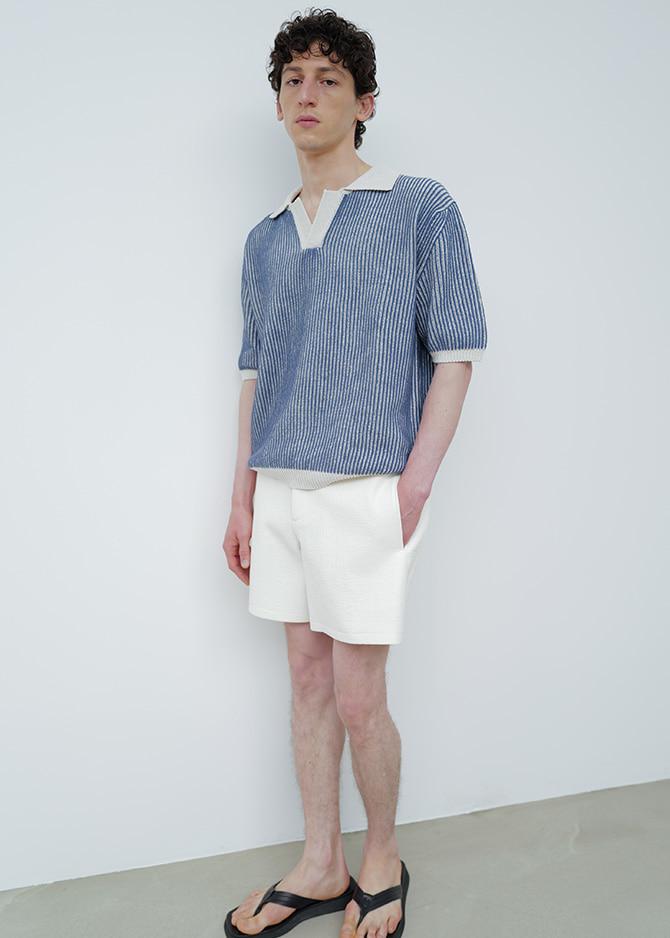 Le 17 Septembre QUILTED SHORTS [WHITE]