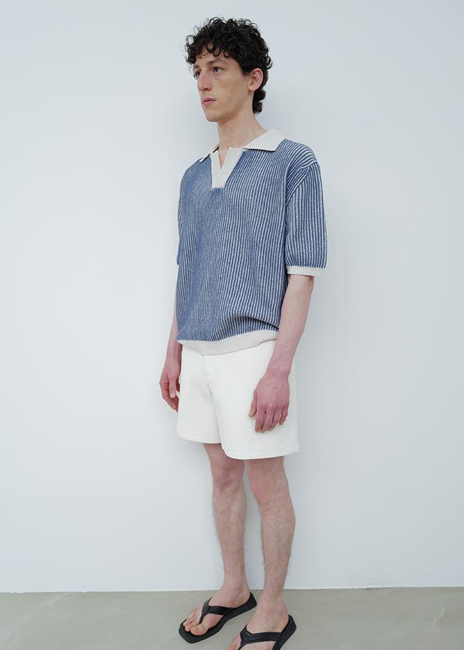 Le 17 Septembre QUILTED SHORTS [WHITE]