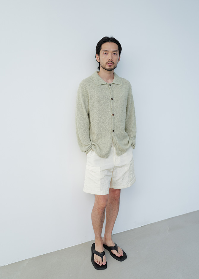 Le 17 Septembre SIDE POCKET SHORTS [IVORY]