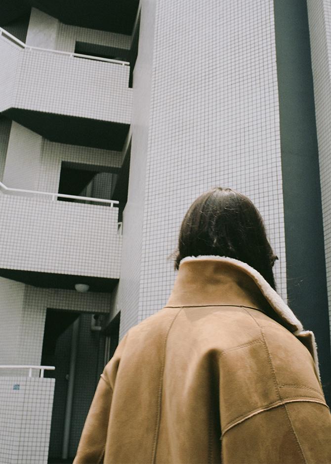 le 17 septembre SUEDE FUR REVERSIBLE JACKET [CAMEL]