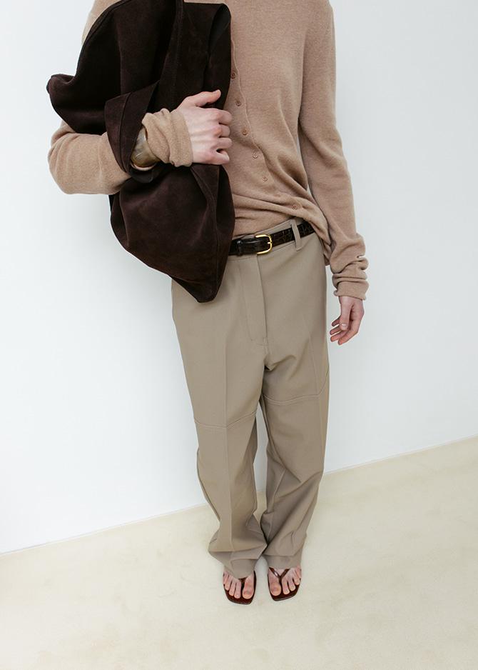 Le 17 Septembre TESSA SUEDE BAG [BROWN]