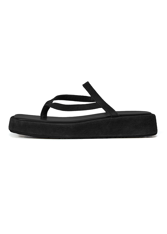 Le 17 Septembre V LINE LEATHER SANDAL