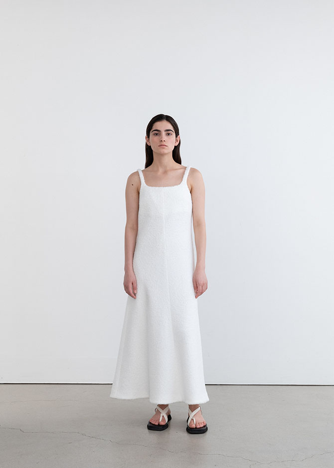 Le 17 Septembre SNOW TERRY DRESS Made Of Japanese Fabric