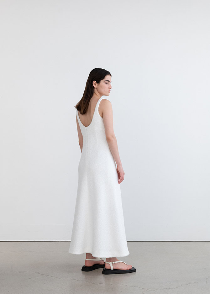 Le 17 Septembre SNOW TERRY DRESS Made Of Japanese Fabric