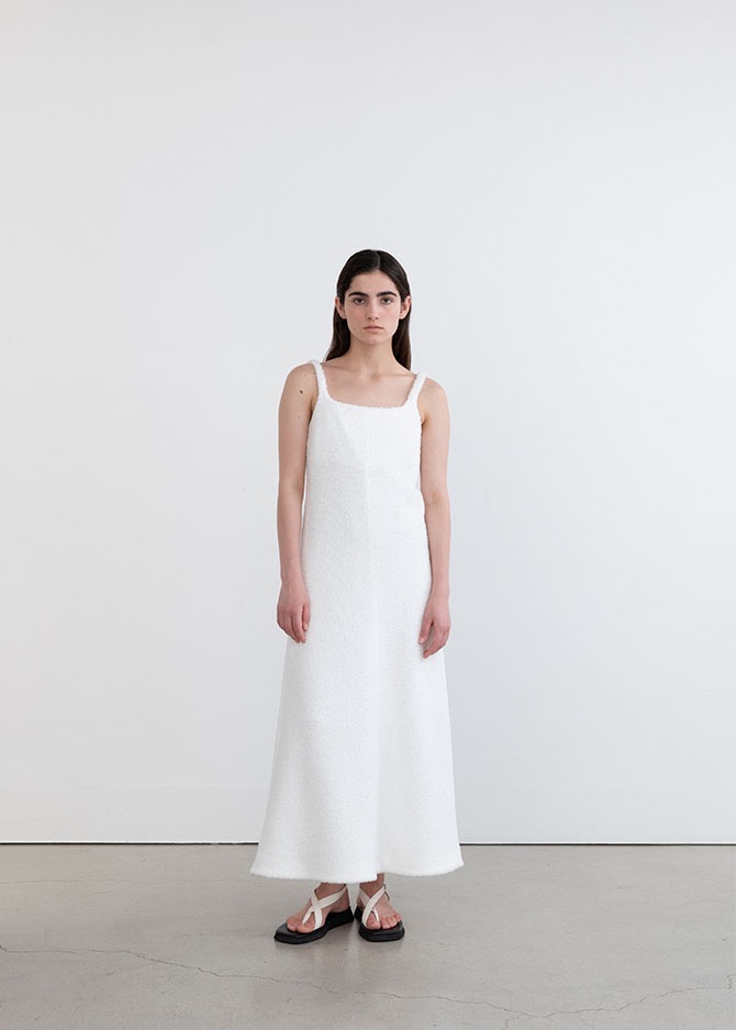 le 17 septembre SNOW TERRY DRESS made of Japanese fabric