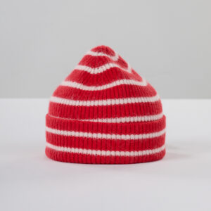 le bonnet Beanie — Crimson Stripe