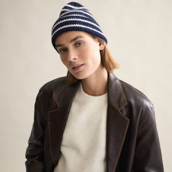 Le Bonnet Beanie — Midnight Stripe